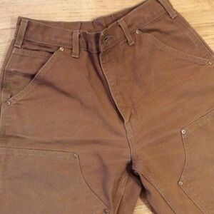 Carhartt Double Knee Pants/Jeans B01 BRN Mens Size 30x34 Y2K VINTAGE Duck Brown